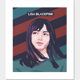 Lisa Blackpink In Vector Art Style Posters and Art